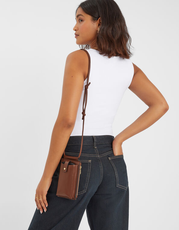Tab Pocket Phone Bag, Tan (TAN), large