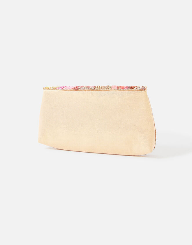 Multi Sequin Sunset Clutch Bag, , large