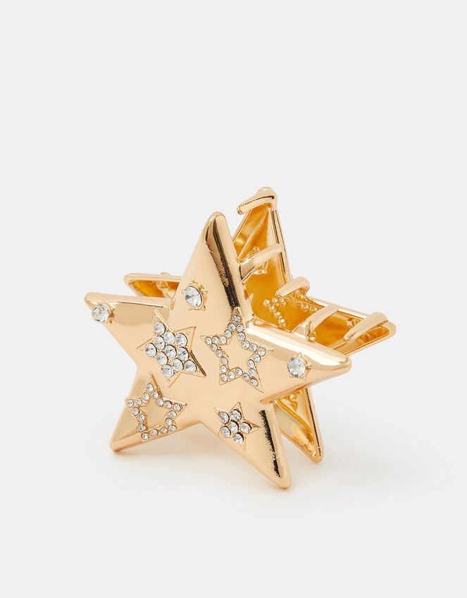 Metal Star Claw Clip, , large