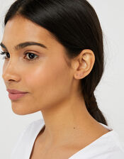 Gold-Plated Sparkle Stud Earring Multipack, , large