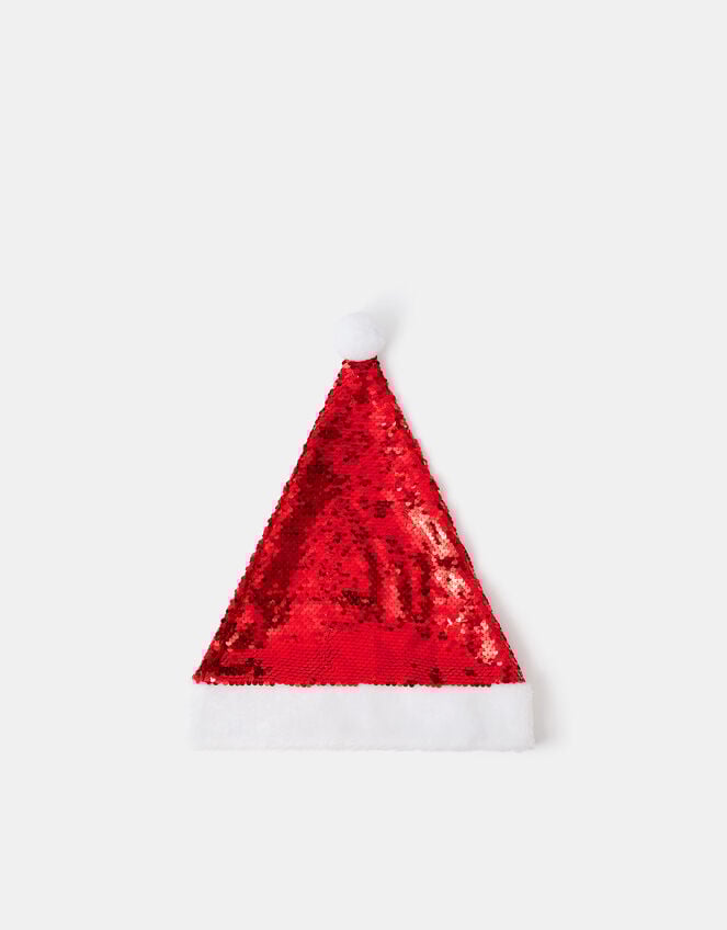 Sequin Santa Hat, , large