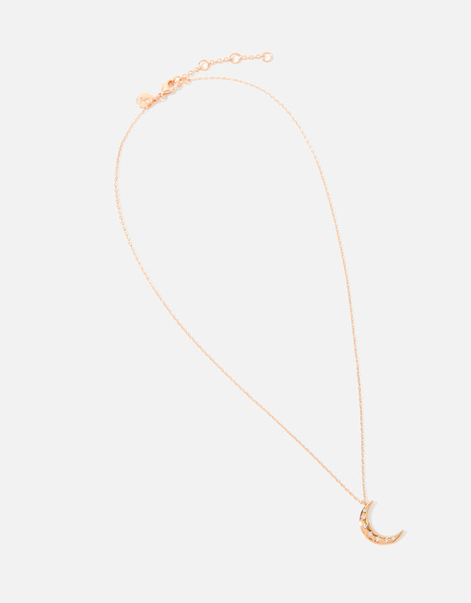 Rose GoldPlated Moon Pendant Necklace Z for Accessorize Accessorize UK