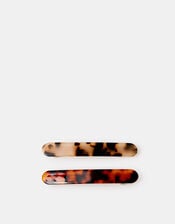 2-Pack Tort Barrette Hair Clips, , large