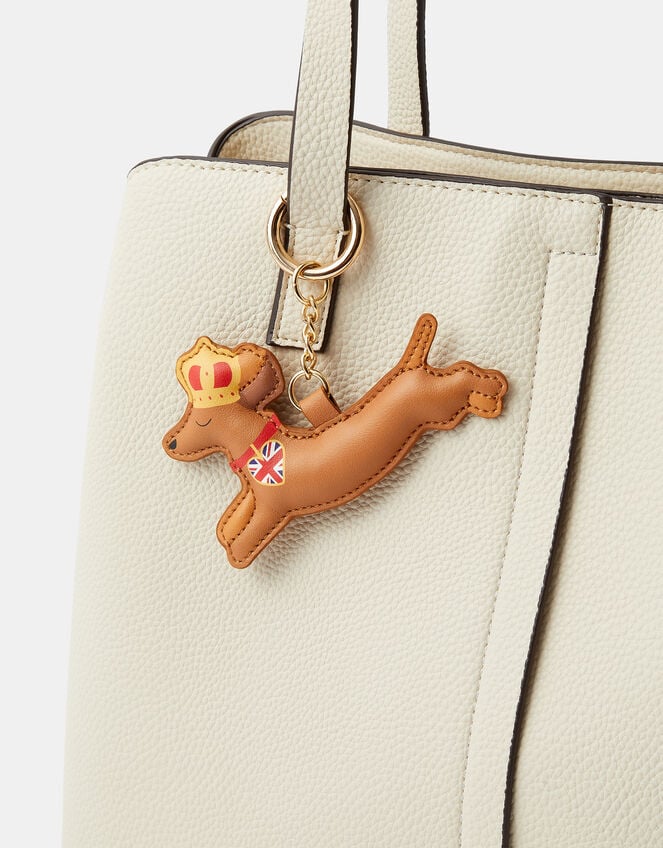 London Sausage Dog Bag Charm, , large