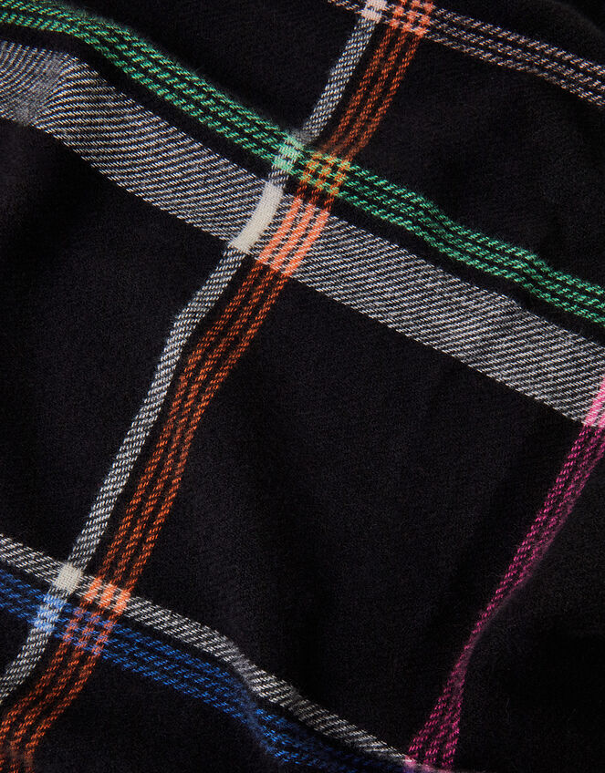 Hampstead Check Blanket Scarf, , large