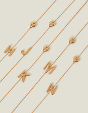 Heart Initial Necklace, Gold (GOLD), large