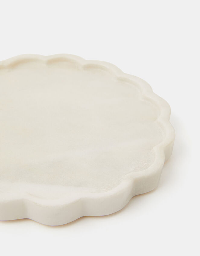 Scalloped Marble Serving Tray, , large