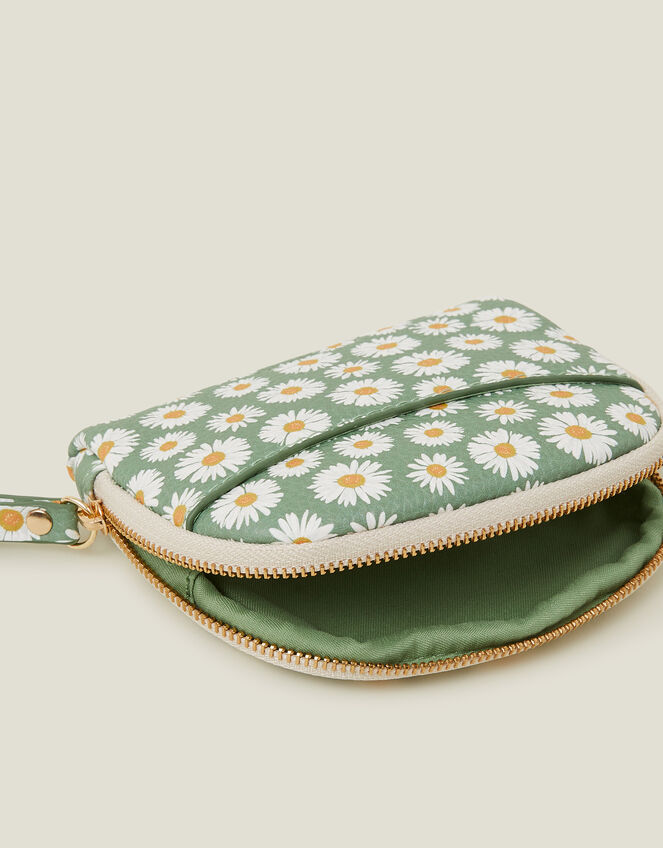 Daisy Print Coin Purse, , large