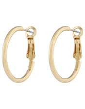 Small Simple Hoop Earrings, Gold (GOLD), large
