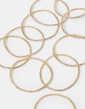 10-Pack Crystal Stretch Bracelets, , large