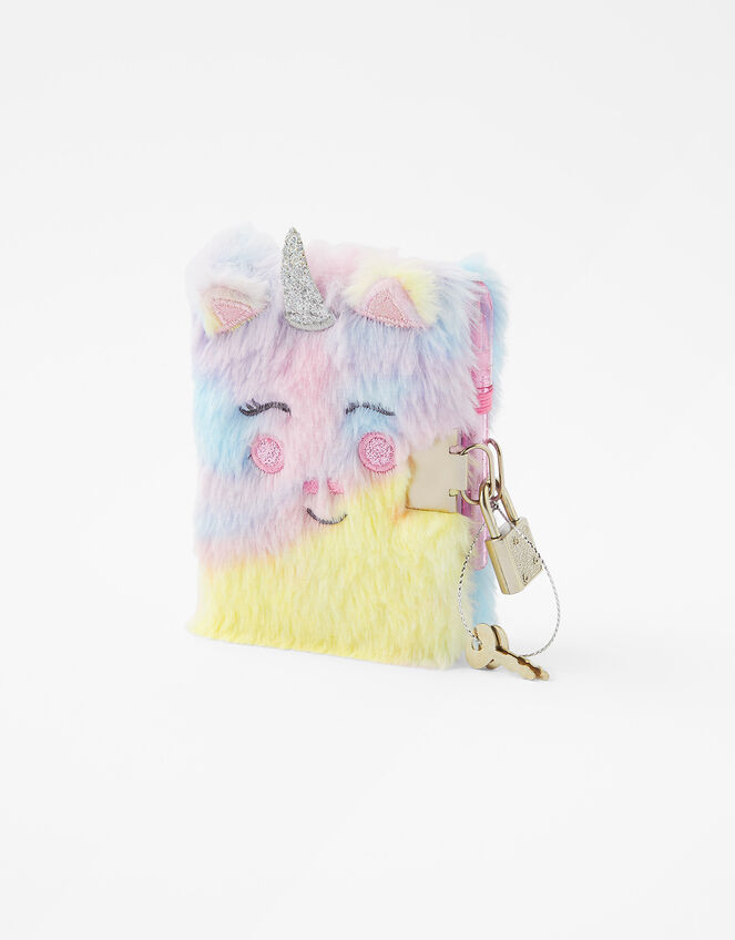 Mini Fluffy Unicorn Notebook, , large