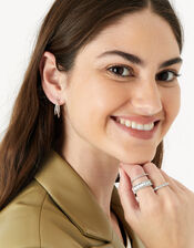 Midnight Sky Mixed Gem Ring Multipack , White (CRYSTAL), large