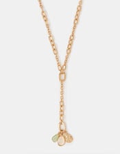 Pendant Cluster Lariat Necklace, , large