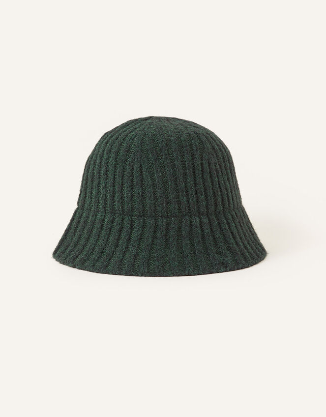 Knit Bucket Hat Green Hats Accessorize UK
