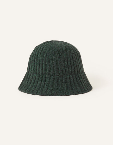 Knit Bucket Hat, Green (GREEN), large