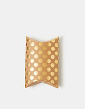 Foil Polka Dot Pillow Gift Box, , large