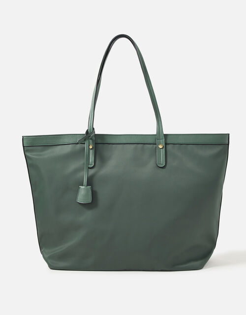 Tiffany Nylon Tote Bag, Green (GREEN), large