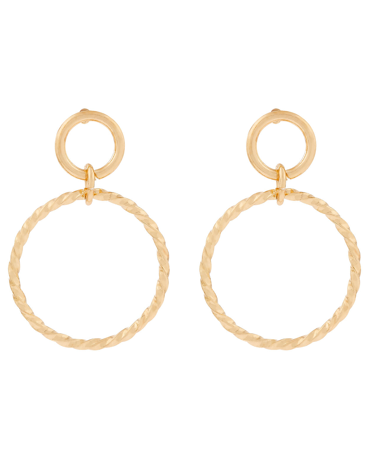 Circle drop earrings online