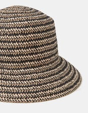 Mono Straw Bucket Hat, , large