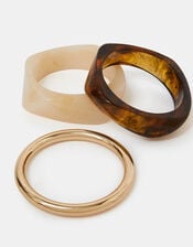 3-Pack Chunky Resin Bangles, , large