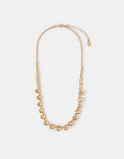 Crystal Teardrop Beaded Necklace, , large