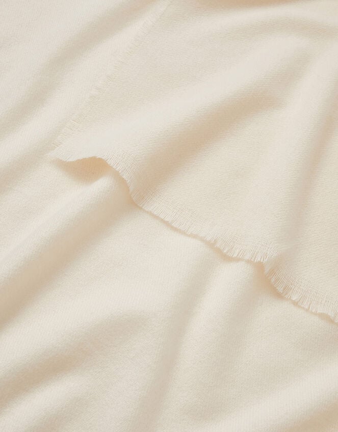 Grace Super-Soft Blanket Scarf, Natural (NATURAL), large