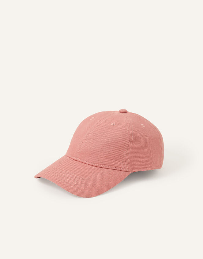 Twill Baseball Cap, Pink (PINK), large