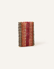 Wooden Beaded Phone Pouch, , large