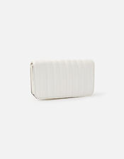 Studded Cross-Body Bag, White (WHITE), large