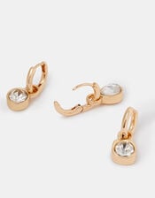 3-Pack Teardrop Hoop Earrings , , large