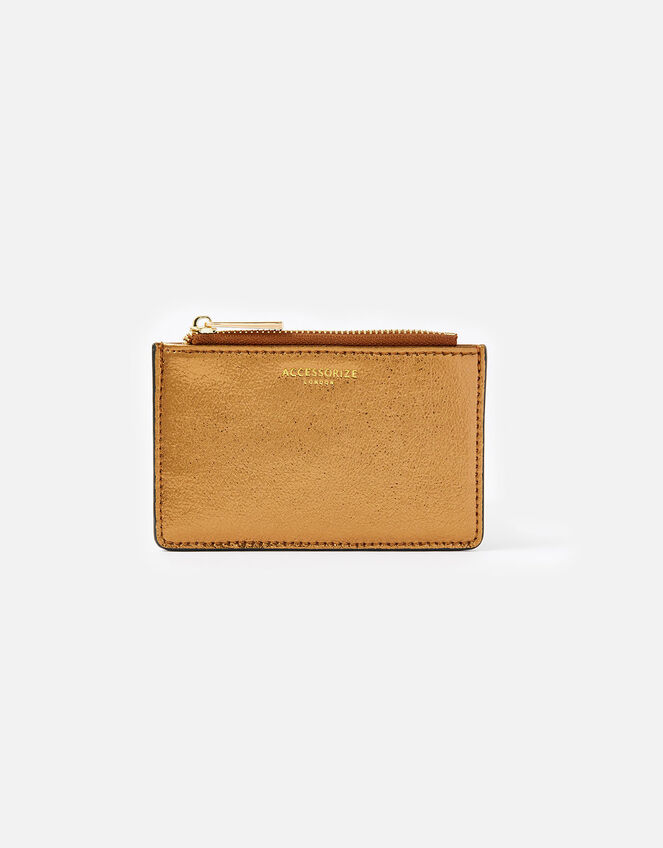 Metallic Shoreditch Card Holder, Bronze (BRONZE), large