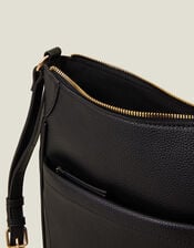 Large Messenger Bag, Black (BLACK), large