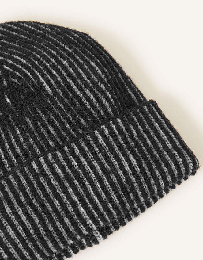 Paris Knit Beanie, Black (BLACK), large