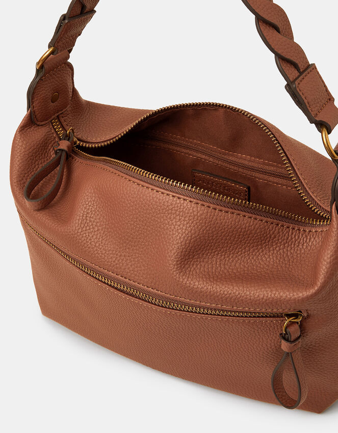 Multi Strap Crossbody Bag, Tan (TAN), large
