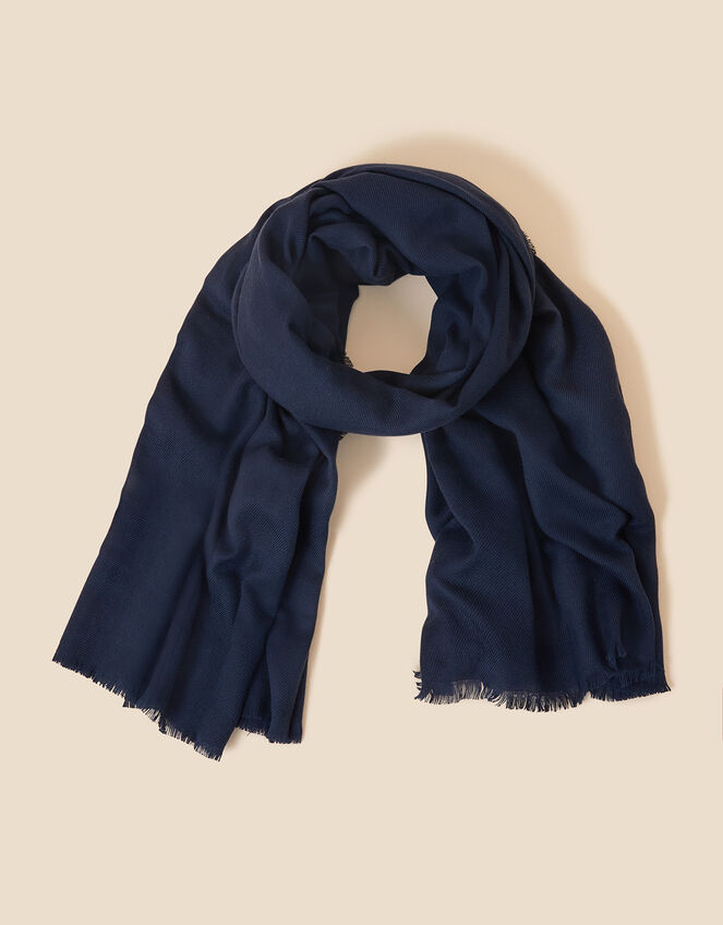 Take Me Everywhere Scarf, Blue (NAVY), large