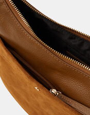 Leather Messenger Cross-Body Bag , , large