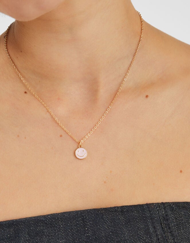 Smile Pendant Necklace, , large
