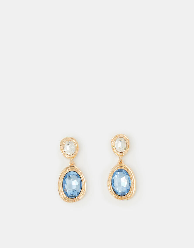 Mini Gemstone Drop Earrings, , large