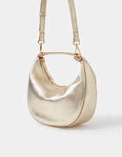 Shimmer Suede Handheld Bag, , large