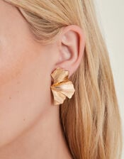 Statement Petal Stud Earrings, , large