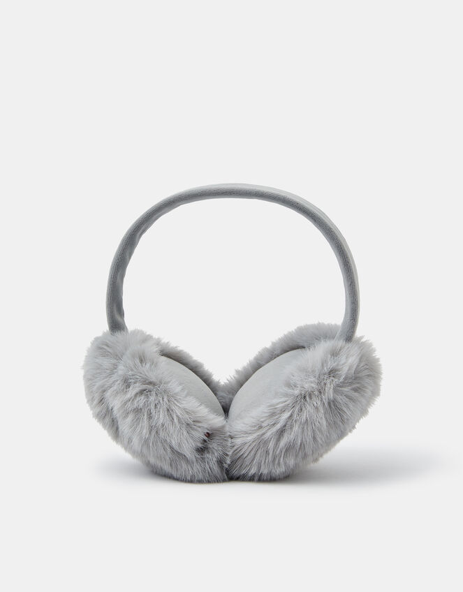 Faux Fur Earmuffs, , large