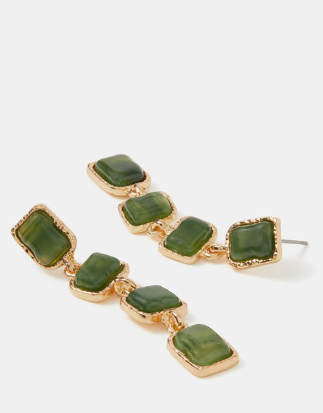 Molten Stone Drop Earrings, , large