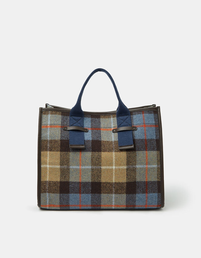 Check Print Handheld Bag, , large