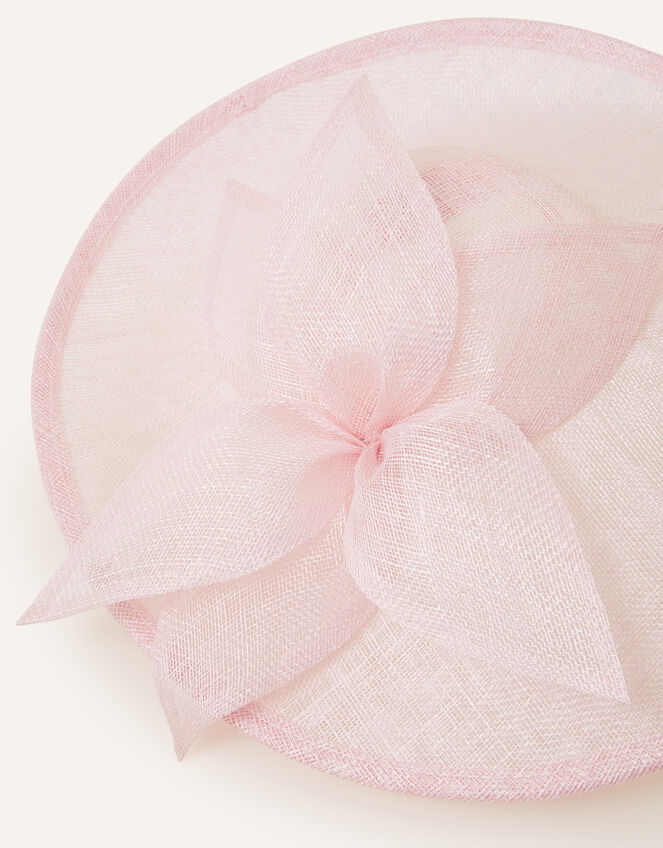 Flower Statement Disc Fascinator, Pink (PALE PINK), large