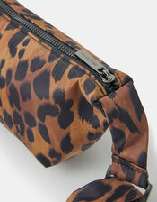 Animal Print Sling Crossbody Bag, , large
