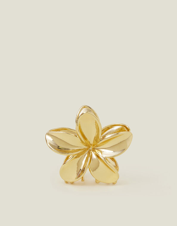 Tropical Flower Metal Claw Clip, , large