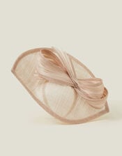 Teardrop Bow Fascinator, Natural (CHAMPAGNE), large