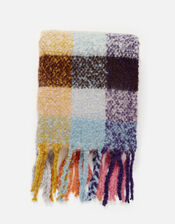 Birdy Fluffy Check Scarf, , large