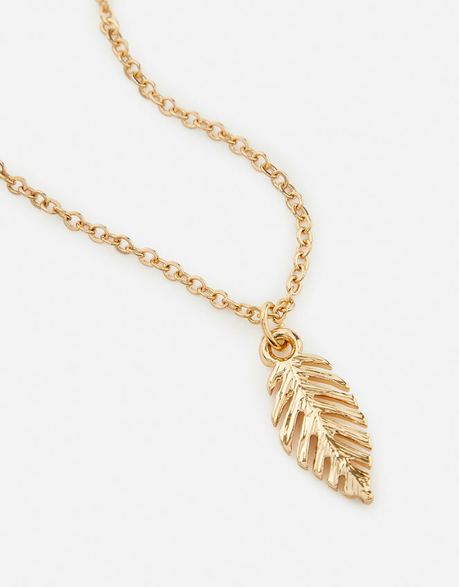 Leaf Pendant Necklace, , large