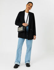Woven Mono Cross-Body Bag, , large